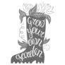 Lettering - Grow Your Own Garden Rubber Boot Sticker