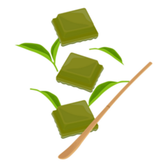 Levitation Chocolate Matcha Sticker