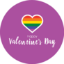 Lgbt Community Happy Valentines Day Sticker