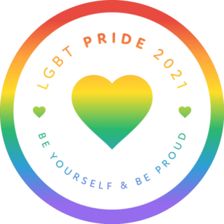 Lgbt Pride 2021 Rainbow Logo Sticker