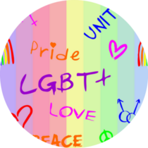 thumbnail image 2 of 9x9cm LGBTQ Rainbow Transparent Car Sticker – Weatherproof & Matte Finish 2 of 4