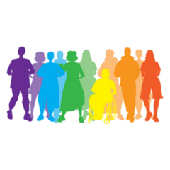 Lgbtq Colorful Pride People Isolated Sticker