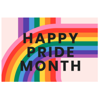 Lgbtq Rainbow Happy Pride Month Cute Sticker