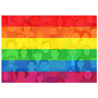 Lgbtq Rainbow Of People Illustration Sticker