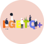 Lgbtq+ Sign Community Illustration Sticker