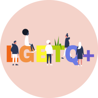 Lgbtq+ Sign Community Illustration Sticker