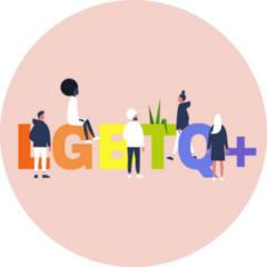 Lgbtq+ Sign Community Illustration Sticker