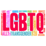 Lgbtq Word Cloud Sticker