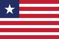 Liberia Country Flag Sticker