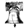 Liberty Bell American Independence Pennsylvania Sketch Sticker