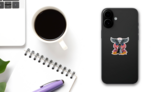 Liberty Bell In Philadelphia, Pennsylvania USA Sticker on a Phone (New) example