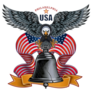 Liberty Bell In Philadelphia, Pennsylvania USA Sticker