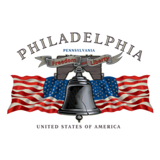 Liberty Bell Philadelphia, Pennsylvania Detailed Illustration Sticker