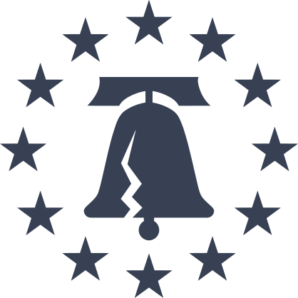 Liberty Bell With Stars Sticker