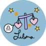 Libra Horoscope Y2K Style Cartoon Sticker