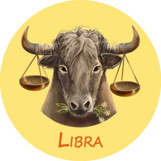 Libra Ox Year Horoscope Sticker
