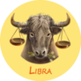Libra Ox Year Horoscope Sticker