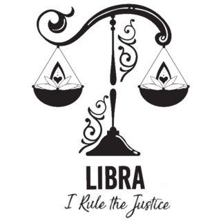 Libra: Ruled By Venus Element On Air Sticker