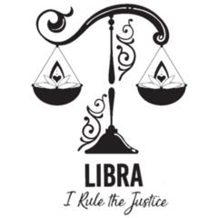 Libra: Ruled By Venus Element On Air Sticker