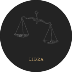 Libra Zodiac Symbol Sticker