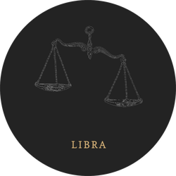 Libra Zodiac Symbol Sticker