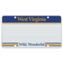 License Plate Of The American State Of West Virginia Sticker