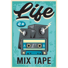 Life Is A Mix Tape Sticker