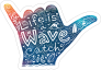 Life is a Wave Hippie Sticker