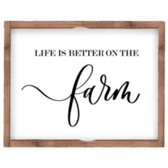 Life Is Better On The Farm Sign Sticker