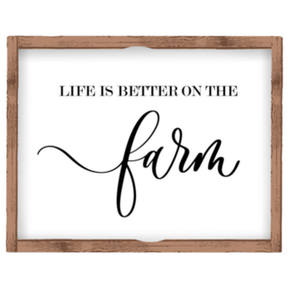 Life Is Better On The Farm Sign Sticker