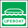 Lifeboat Sign Sticker
