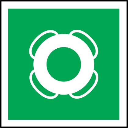 Lifebuoy Icon Sign Sticker