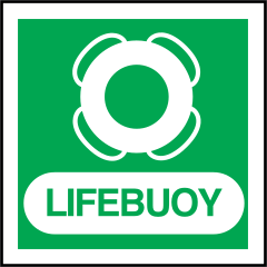 Lifebuoy Sign Sticker