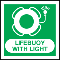 Lifebuoy With Light Sign Sticker