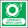 Lifebuoy With Light Sign Sticker