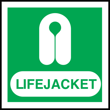 Lifejacket Sign Sticker