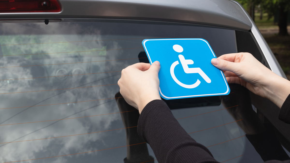 Applying a custom light adhesive sticker to a blog