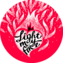 Light My Fire Heart Lettering Illustration Sticker