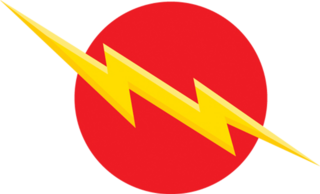 Lightening Bolt Crossing Red Circle Sticker