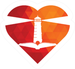 Lighthouse Heart Shape Sticker