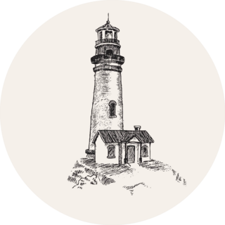 Lighthouse Sketch Sticker