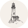 Lighthouse Sketch Sticker