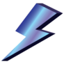 Lightning Bolt Shiny Sticker 