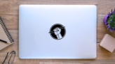 Lightning In The Hand Sticker on a Laptop (New) example