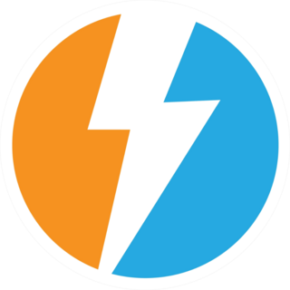 Lightning Power Logo Sticker