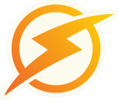 Lightning Symbol Of Energy Sticker
