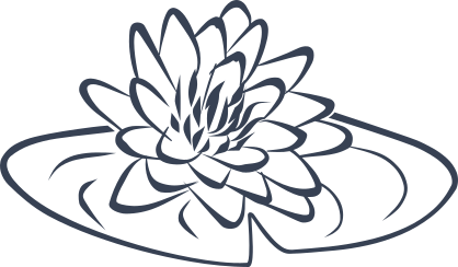 Lilly Pad Flower Sticker
