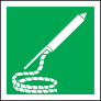 Line-Throwing Appliance Icon Sign Sticker
