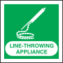 Line-Throwing Appliance Sign Sticker