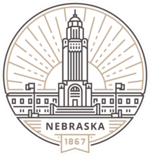 Linear Nebraska State Capitol Sticker